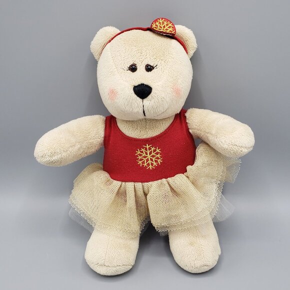 Starbucks China Bearista 2014 Plush Bear 112th Edition Christmas Holiday Girl - Picture 1 of 12